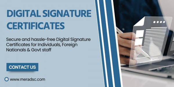 Digital Signature Certificates for Individuals—MeraDSC