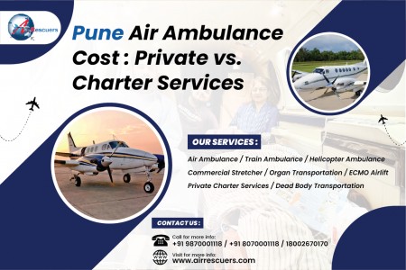 Pune Air Ambulance Cost: Private vs. Charter Services