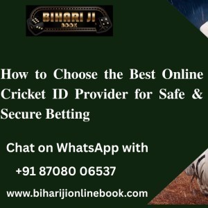 How to Choose the Best Online Cricket ID Provider for Safe & Secure Betting
