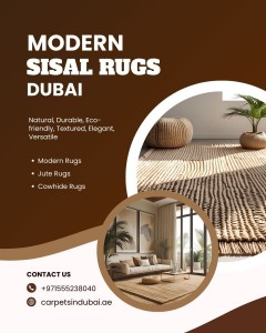 Modern Sisal Rugs Dubai – Stylish & Eco-Friendly Flooring Choices