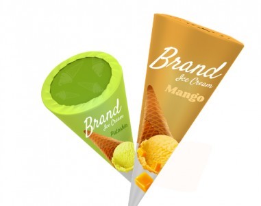 Custom Ice Cream Cone Sleeves for a Clean Branded Look