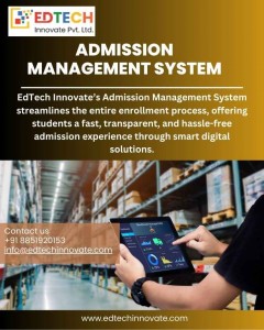 In what ways does admission management software enhance the student experience?