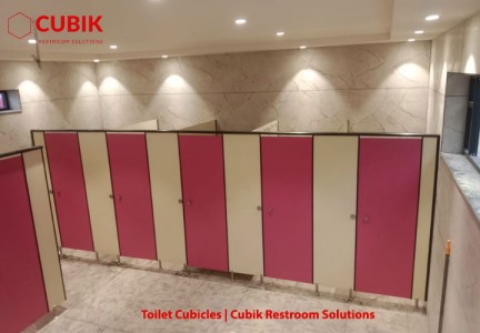 Enhancing Privacy with Stylish Toilet Cubicle Partition
