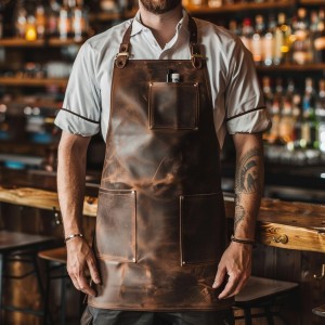 Elevate Your Style and Service with Leather Bar Aprons