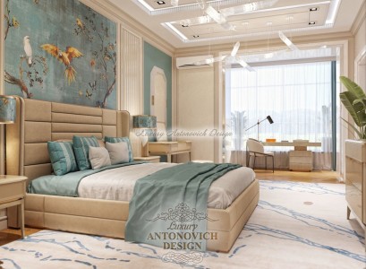 Уютная спальня от Luxury Antonovich Design