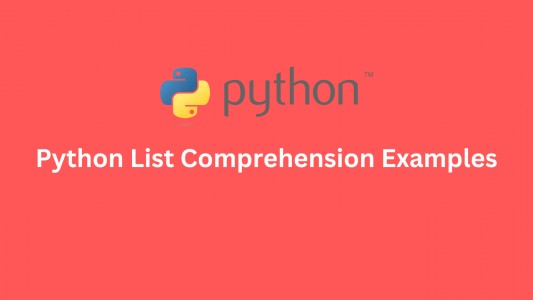 Python List Comprehension Examples