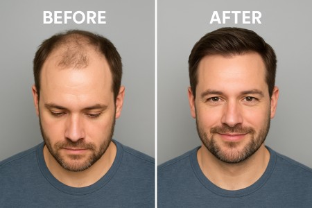 Male Hair Regrowth Package – Restore Your Confidence at My Cosmetics Center
