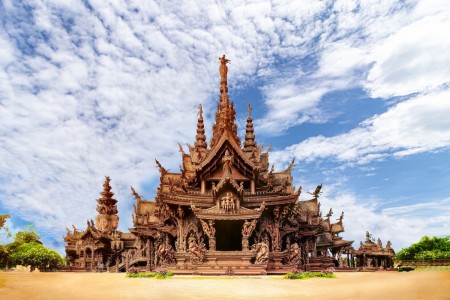 Sanctuary of Truth: A Majestic Fusion of Art, Philosophy, and Thai Heritage